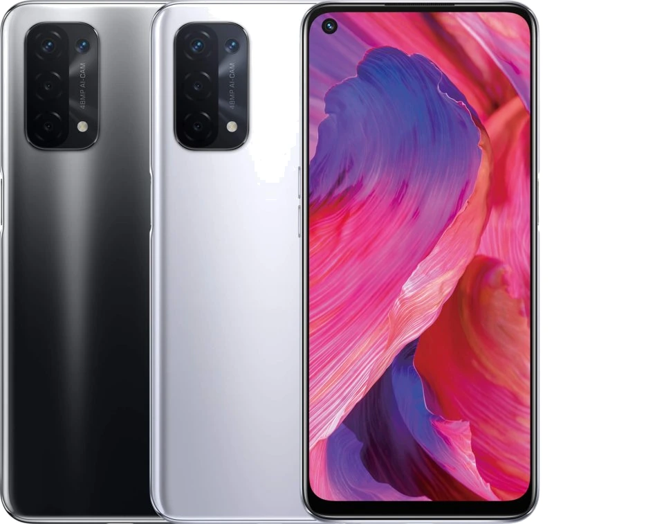 Oppo A74 5G — Vista Trasera Oficial