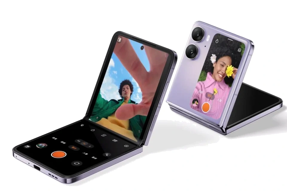 Oppo Find N2 Flip — Perspectiva de Estudio