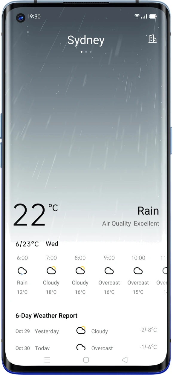 Oppo Find X2 Neo — Vista en Perspectiva