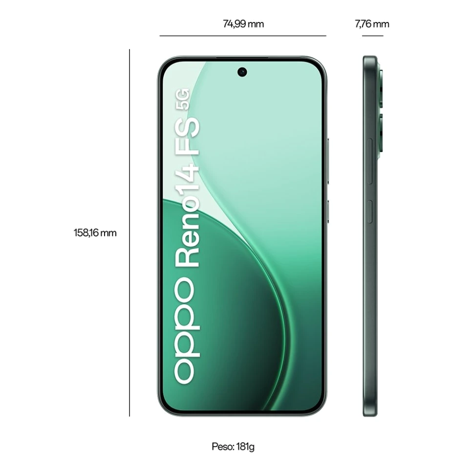 Oppo Reno14 FS — Detalle del Módulo de Cámaras