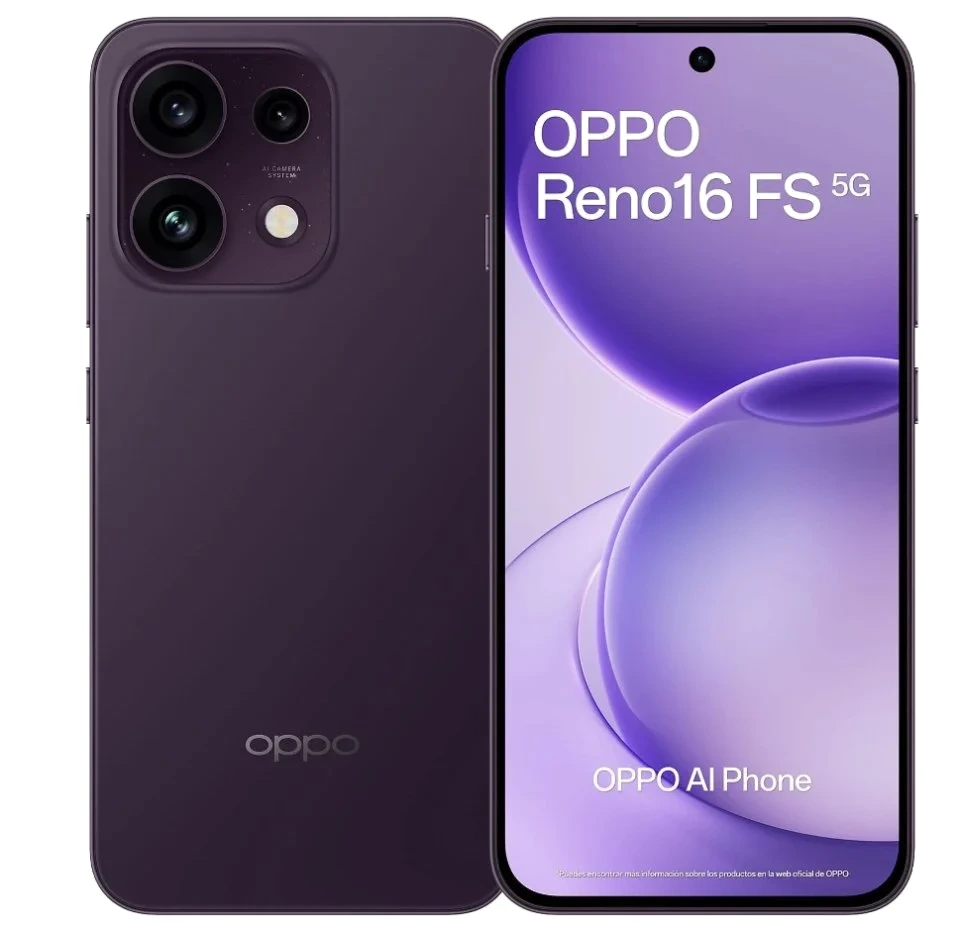 Oppo Reno16 F — Vista Trasera Oficial
