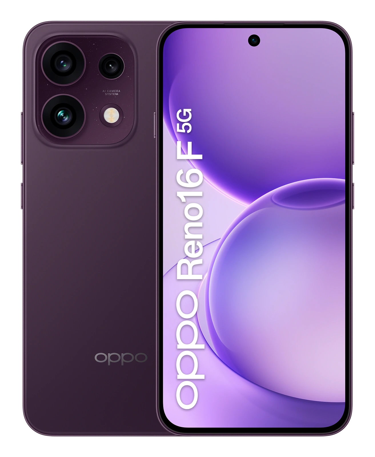 Oppo Reno16 F — Vista en Perspectiva