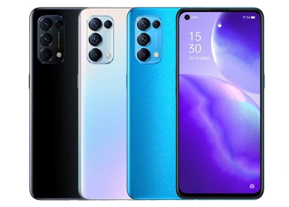 Oppo Reno5 5G — Vista Trasera Oficial