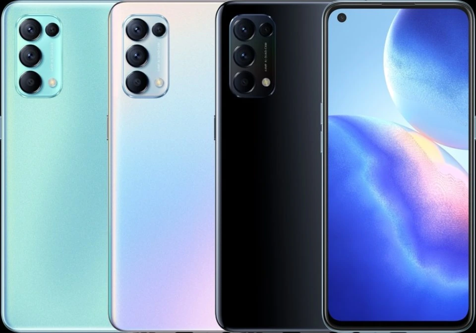 Oppo Reno5 K 5G — Vista Trasera Oficial
