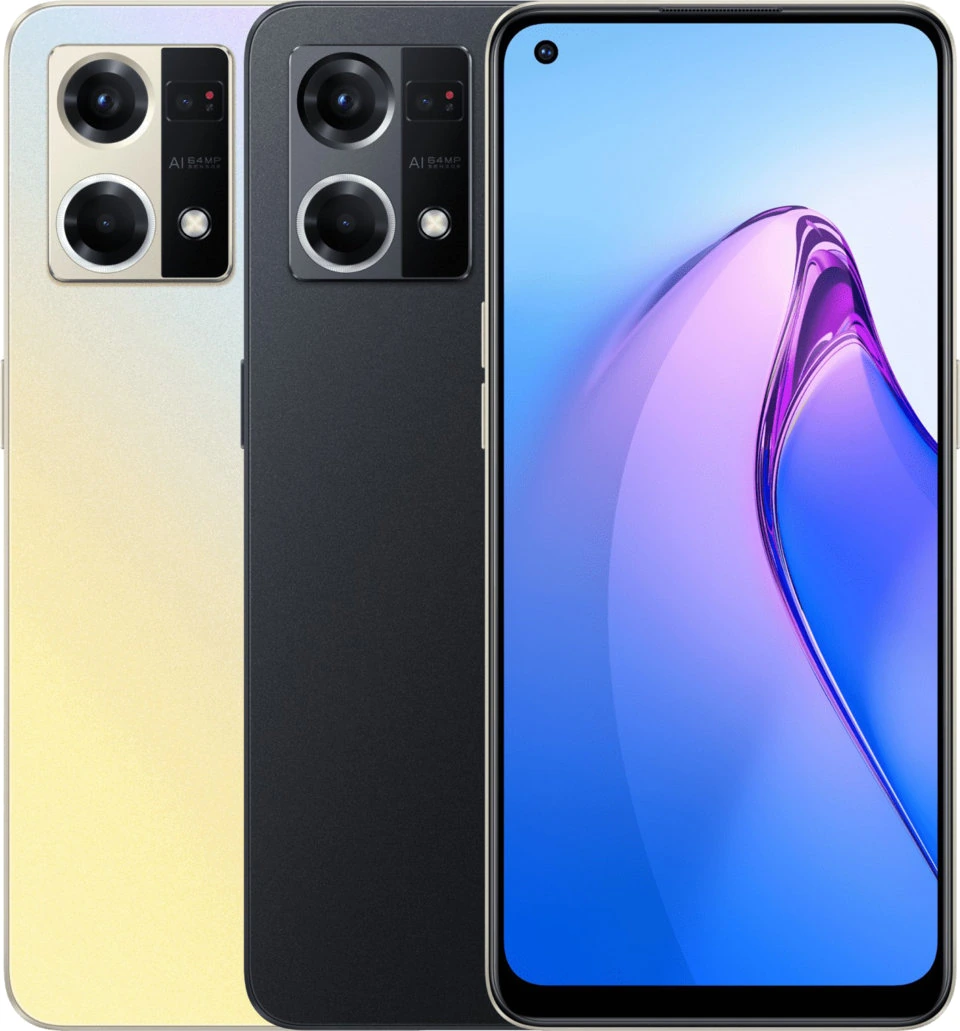 Oppo Reno8 4G — Vista Trasera Oficial