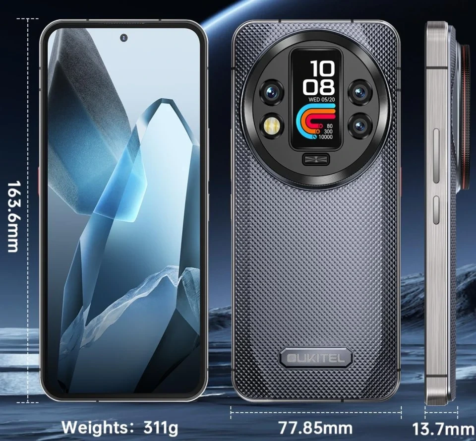 Oukitel WP200 Pro — Detalle del Módulo de Cámaras