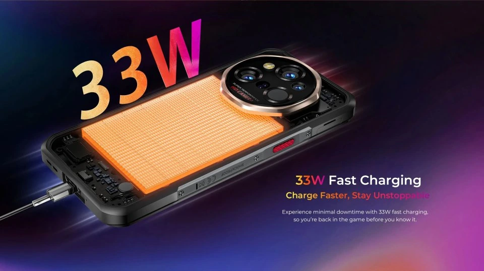 Oukitel WP55 Ultra — Perfil Lateral y Chasis