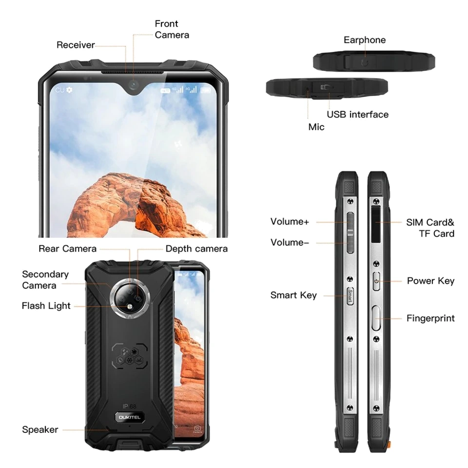 Oukitel WP8 — Perspectiva de Estudio