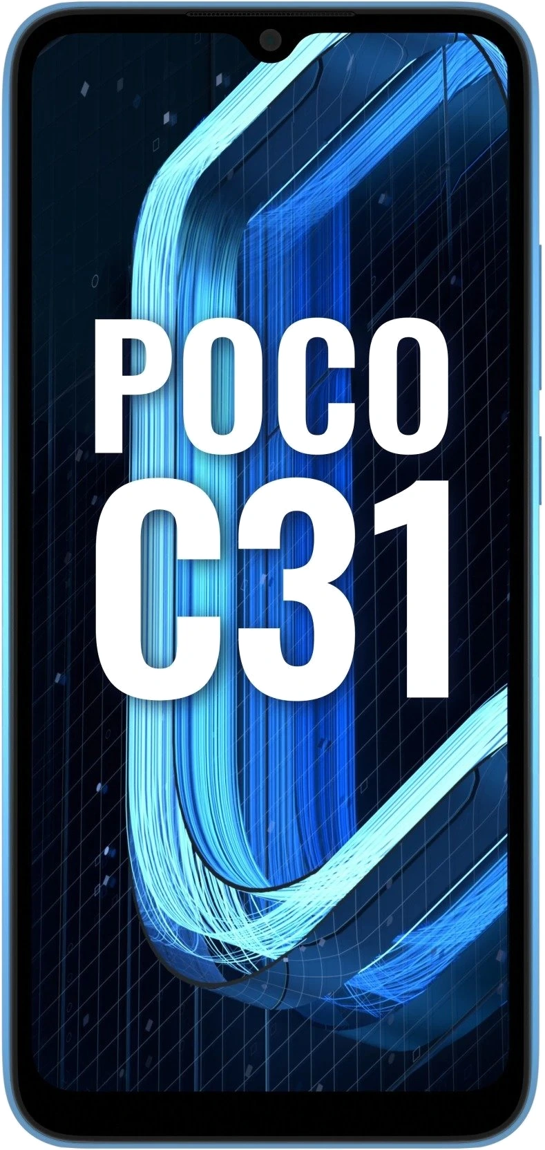 POCO C31 — Vista Trasera Oficial