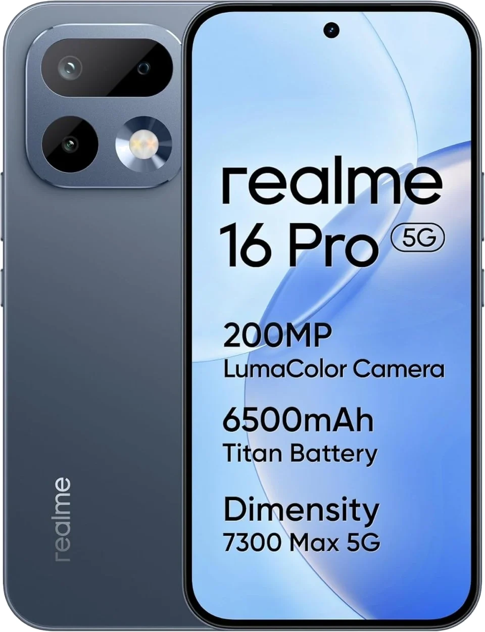realme 16 Pro 5G — Vista Trasera Oficial