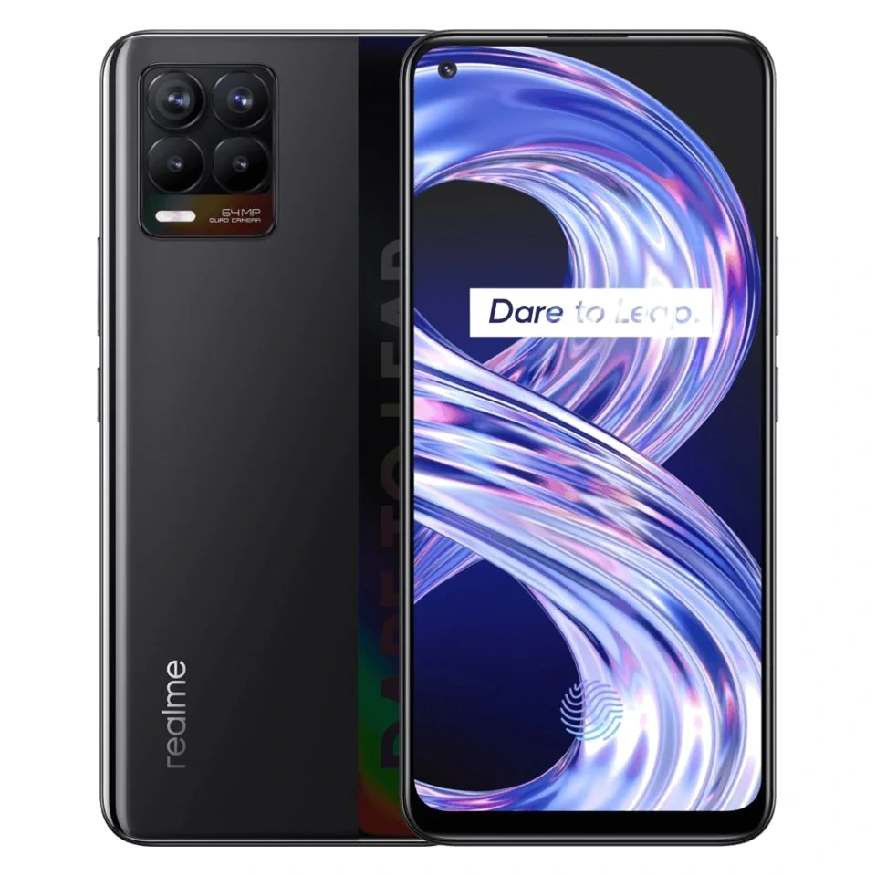realme 8 — Vista Trasera Oficial