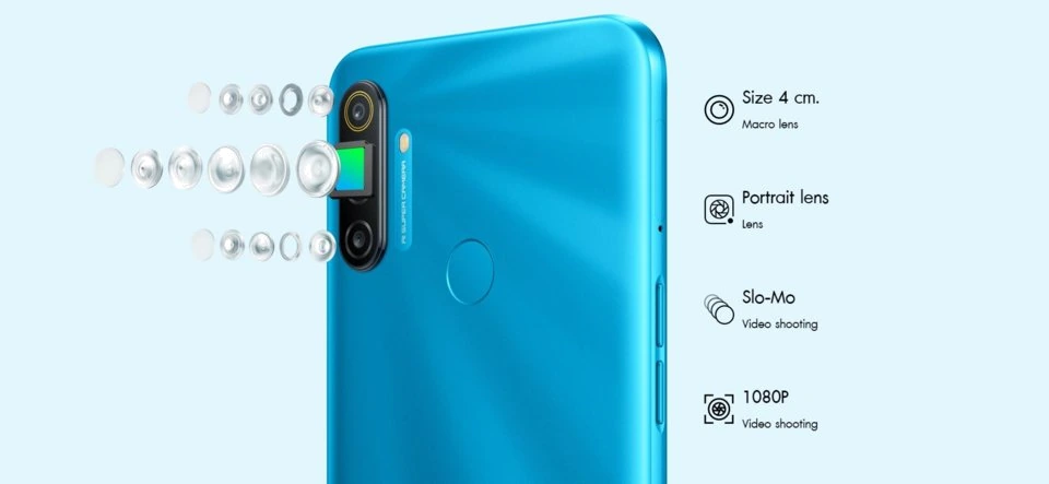 realme C3 — Vista Trasera Oficial