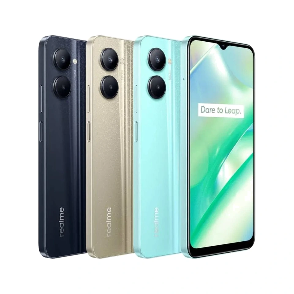 realme C33 — Vista Trasera Oficial