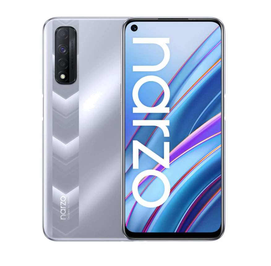 realme Narzo 30 — Vista Trasera Oficial