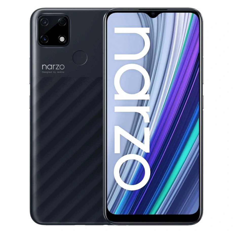 realme Narzo 30A — Vista Trasera Oficial