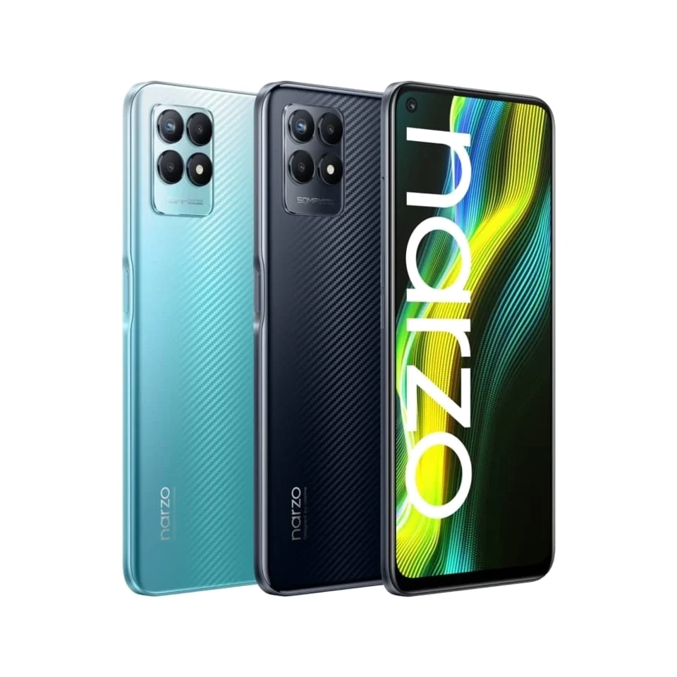 realme Narzo 50 — Vista Trasera Oficial