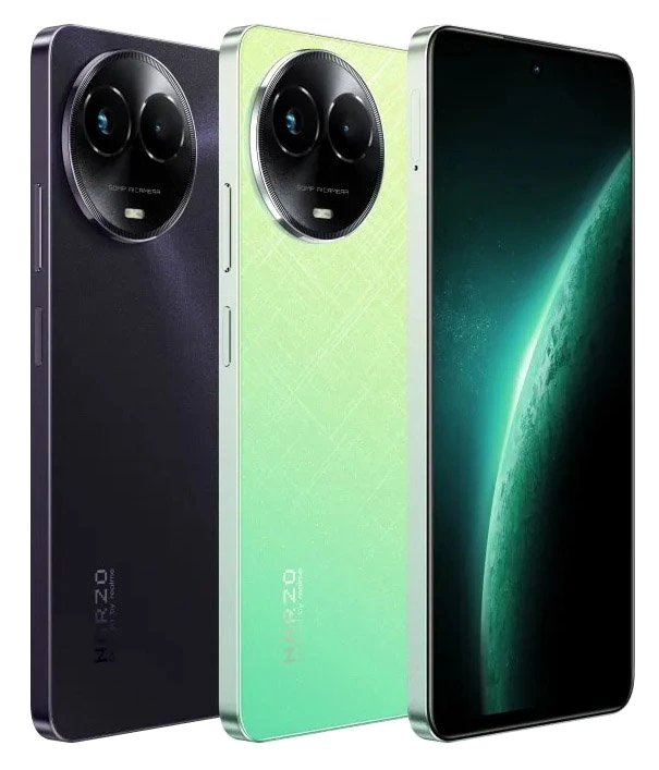 realme Narzo 60x 5G — Vista Trasera Oficial