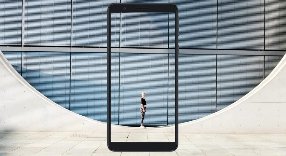 Samsung Galaxy A01 Core — Perspectiva de Estudio