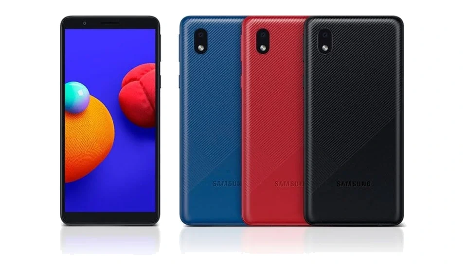 Samsung Galaxy A01 Core — Perfil Lateral y Chasis