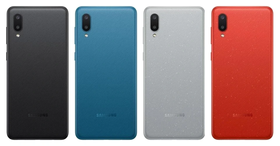 Samsung Galaxy A02 — Perfil Lateral y Chasis