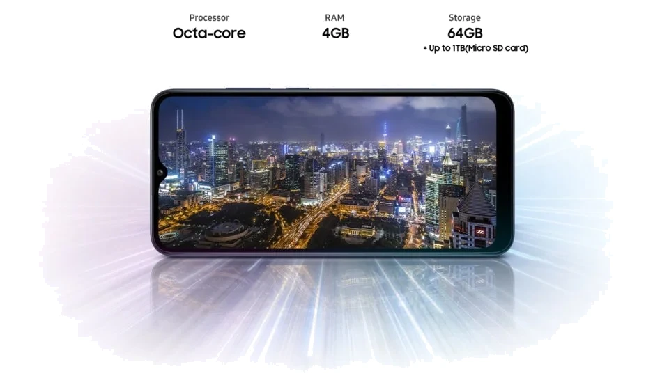 Samsung Galaxy A02s — Vista Trasera Oficial
