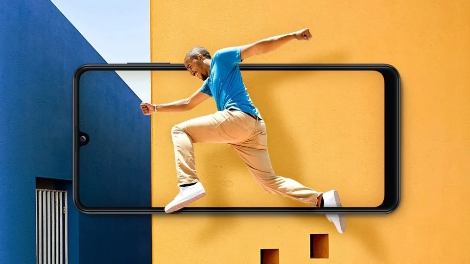 Samsung Galaxy A31 — Perspectiva de Estudio