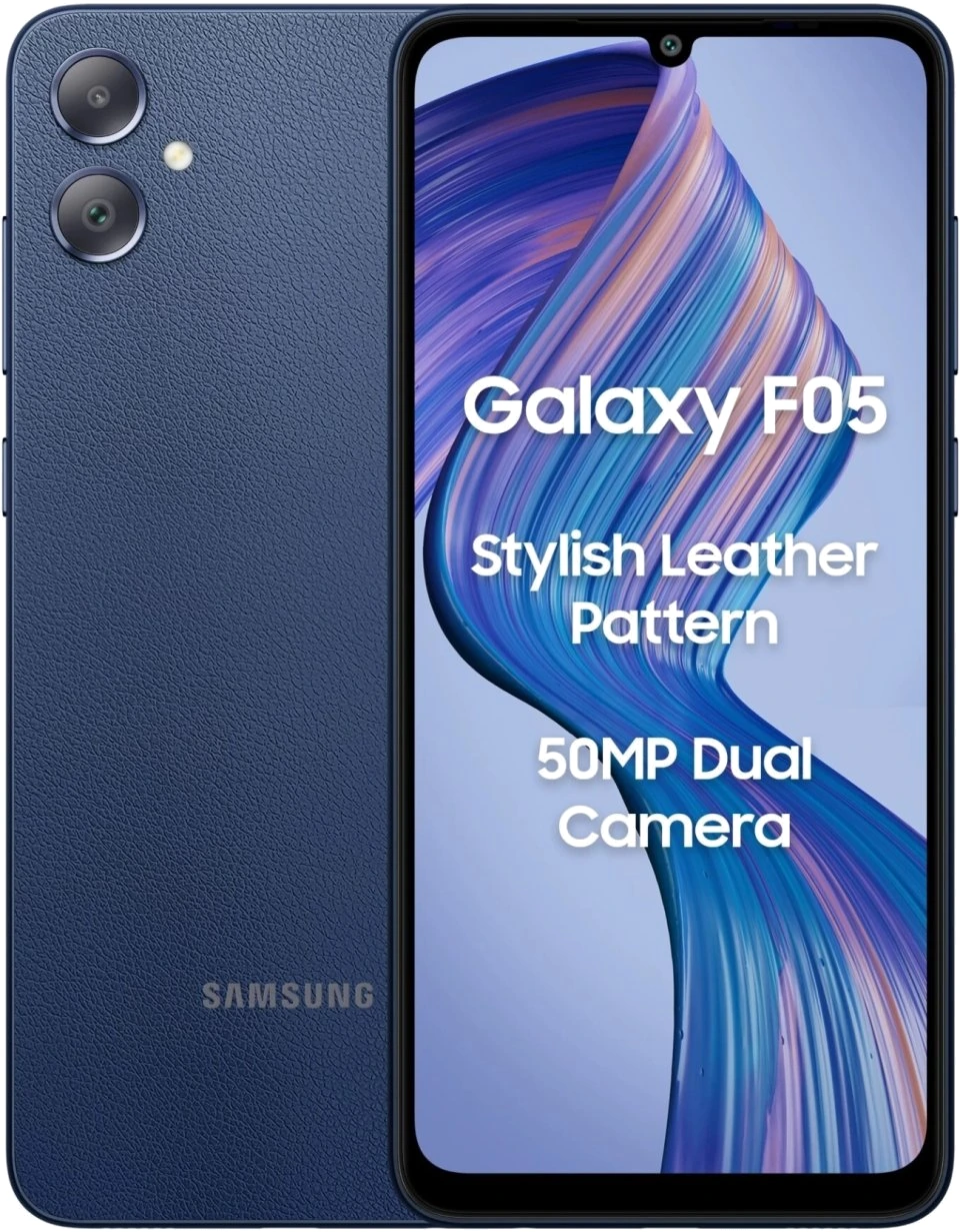 Samsung Galaxy F05 — Vista Trasera Oficial