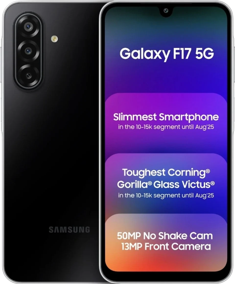 Samsung Galaxy F17 5G — Vista Trasera Oficial