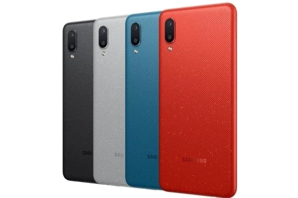 Samsung Galaxy M02 — Vista Trasera Oficial