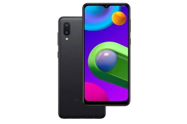 Samsung Galaxy M02 — Perspectiva de Estudio