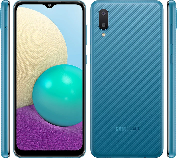 Samsung Galaxy M02 — Perfil Lateral y Chasis
