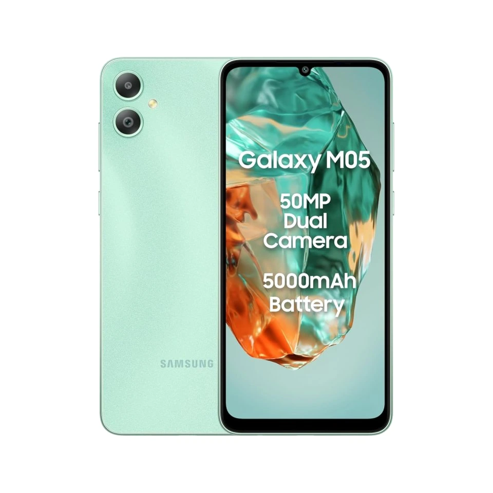 Samsung Galaxy M05 — Vista Trasera Oficial