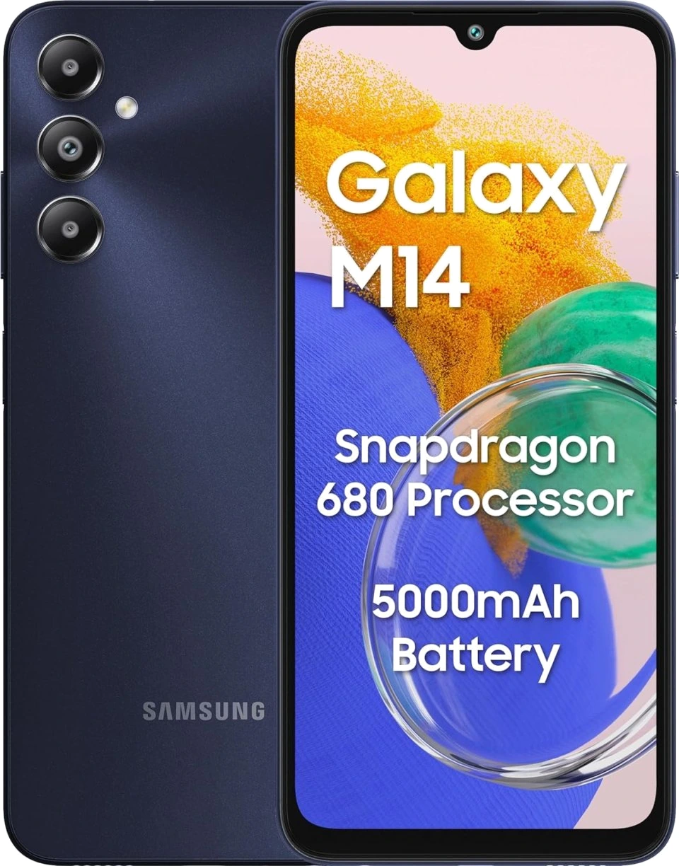Samsung Galaxy M14 4G — Vista Trasera Oficial