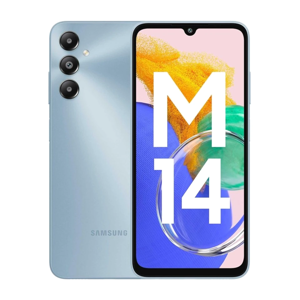 Samsung Galaxy M14 4G — Perspectiva de Estudio