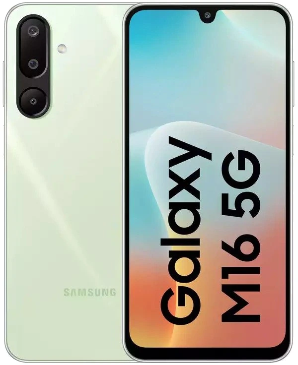 Samsung Galaxy M16 5G — Perspectiva de Estudio