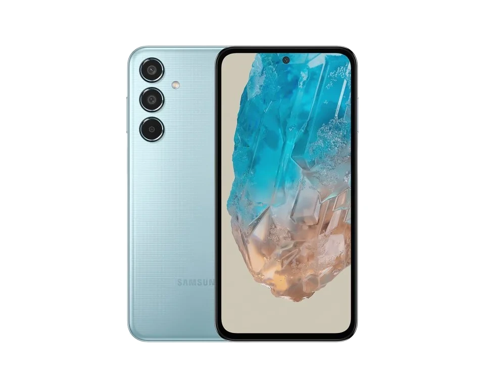 Samsung Galaxy M35 — Perspectiva de Estudio