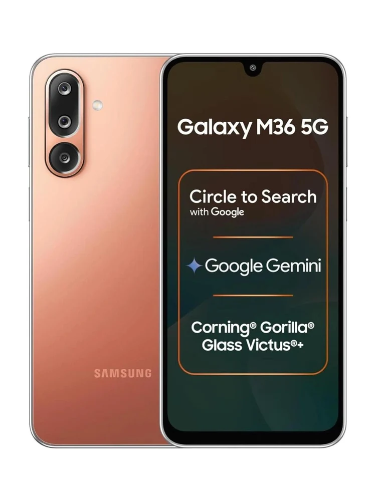 Samsung Galaxy M36 5G — Perspectiva de Estudio