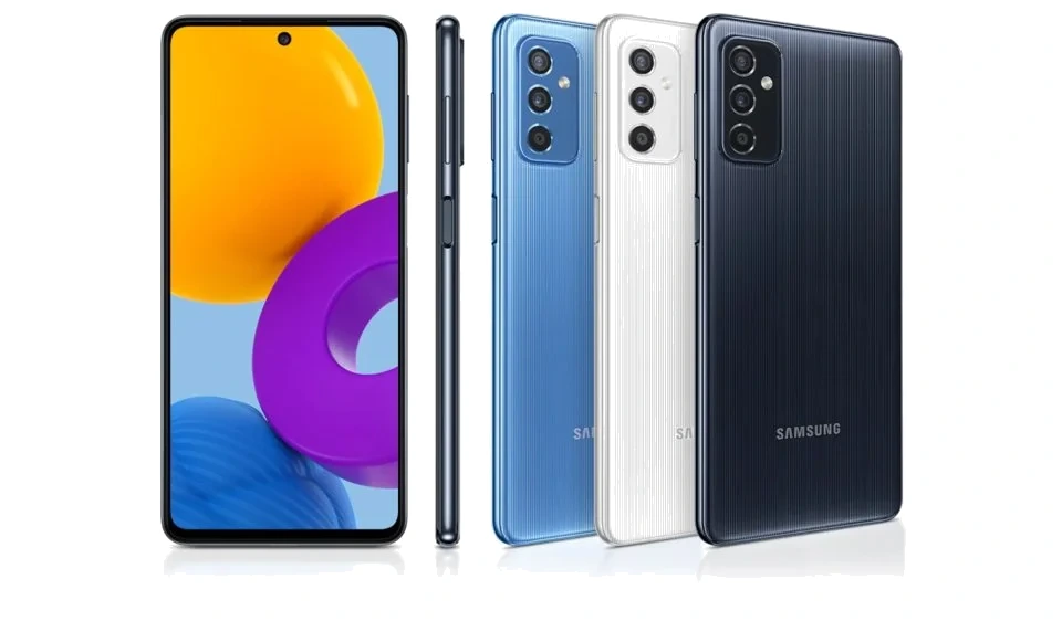 Samsung Galaxy M52 5G — Vista Trasera Oficial