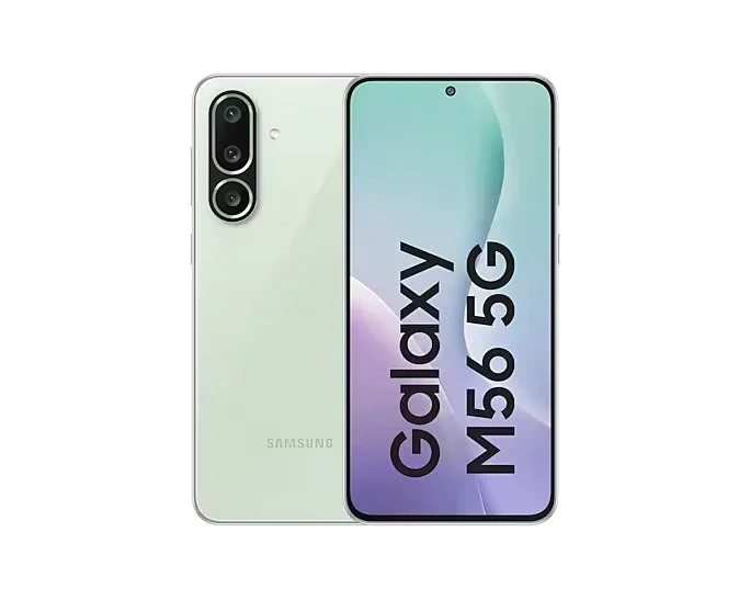 Samsung Galaxy M56 5G — Perspectiva de Estudio