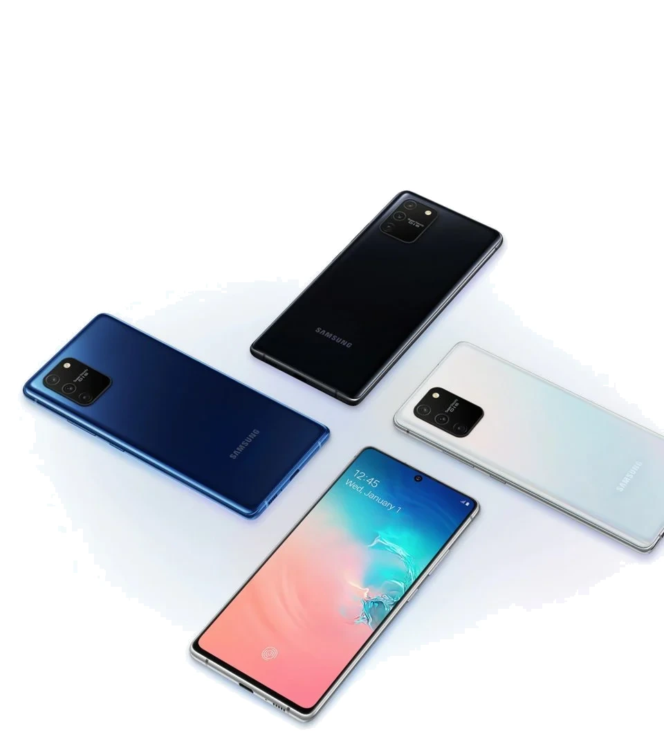 Samsung Galaxy S10 Lite — Vista Trasera Oficial