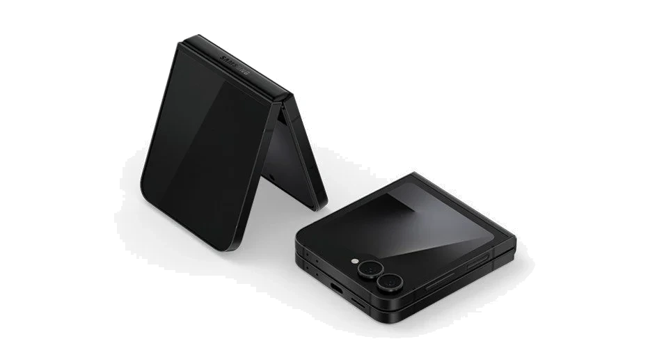 Samsung Galaxy Z Flip7 FE — Perspectiva de Estudio