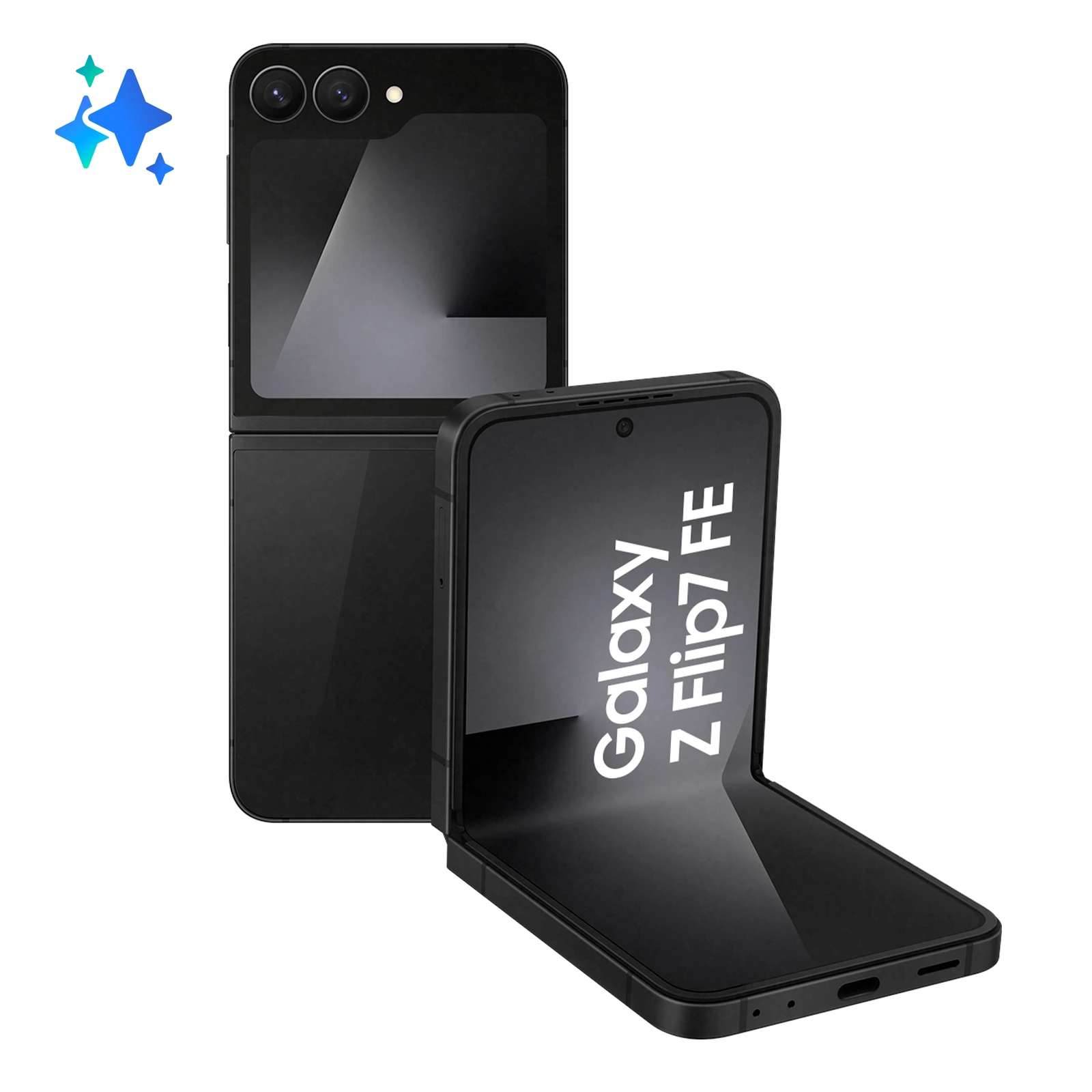 Samsung Galaxy Z Flip7 FE — Vista en Perspectiva
