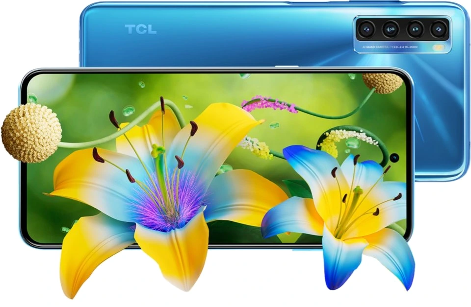 TCL 20L+ — Vista Acabado y Ergonomía