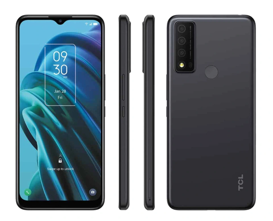 TCL 30 XE 5G — Perfil Lateral y Chasis