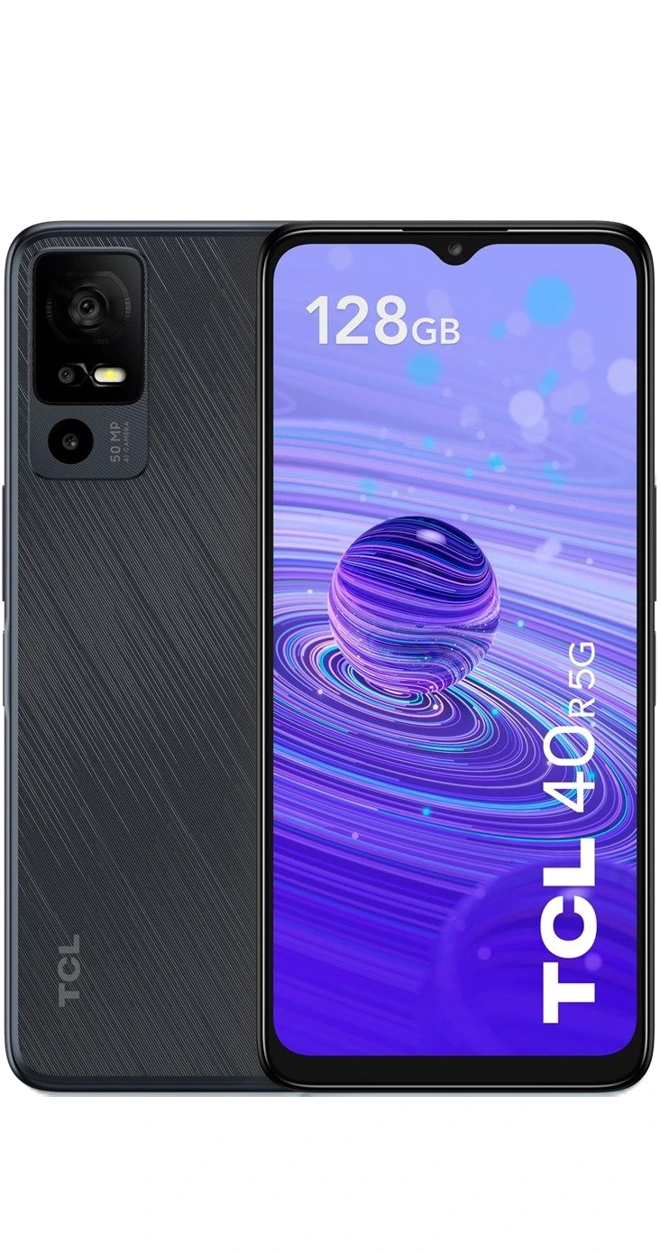 TCL 40R — Vista Trasera Oficial