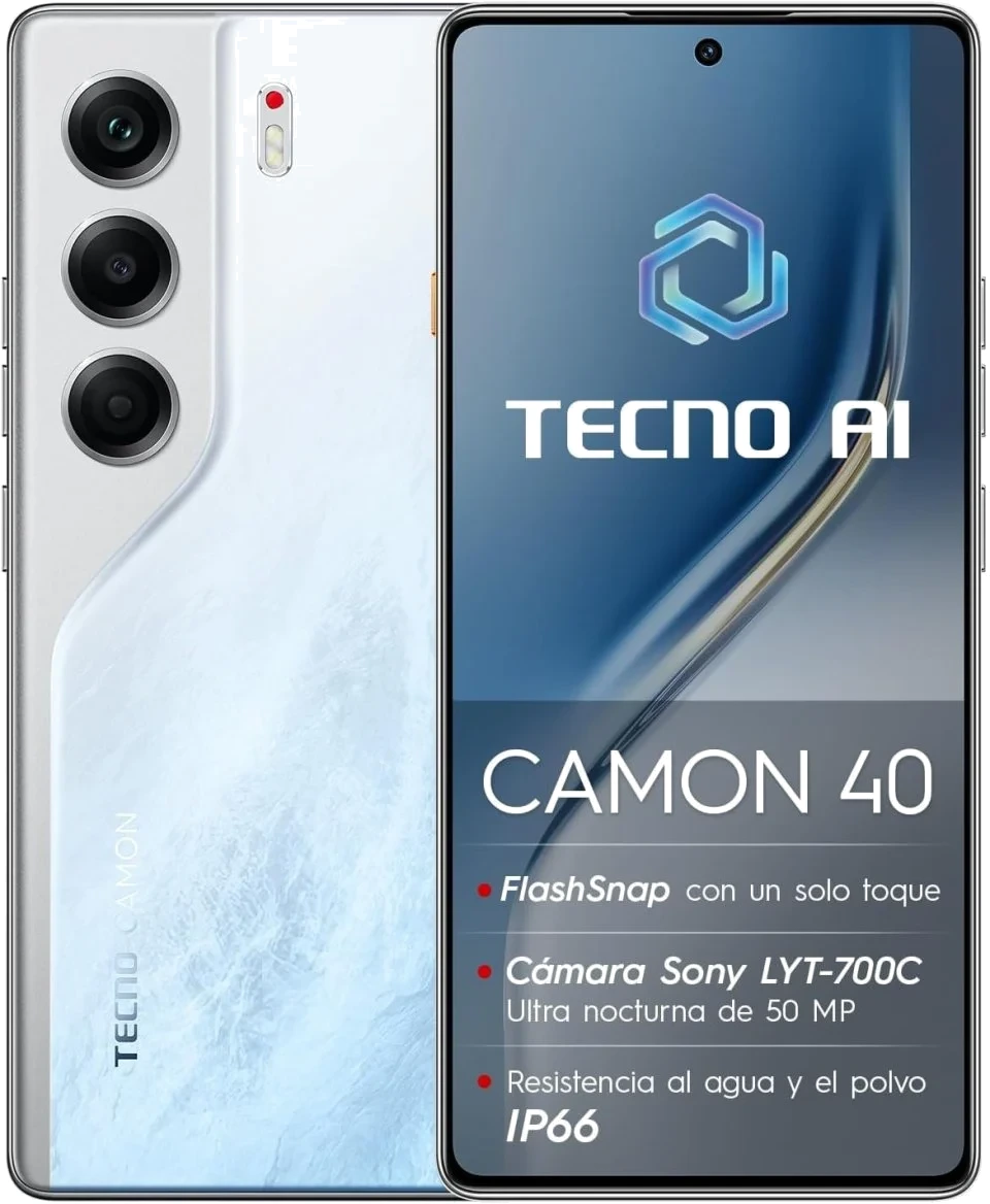 Tecno Camon 40 — Acabado Oficial