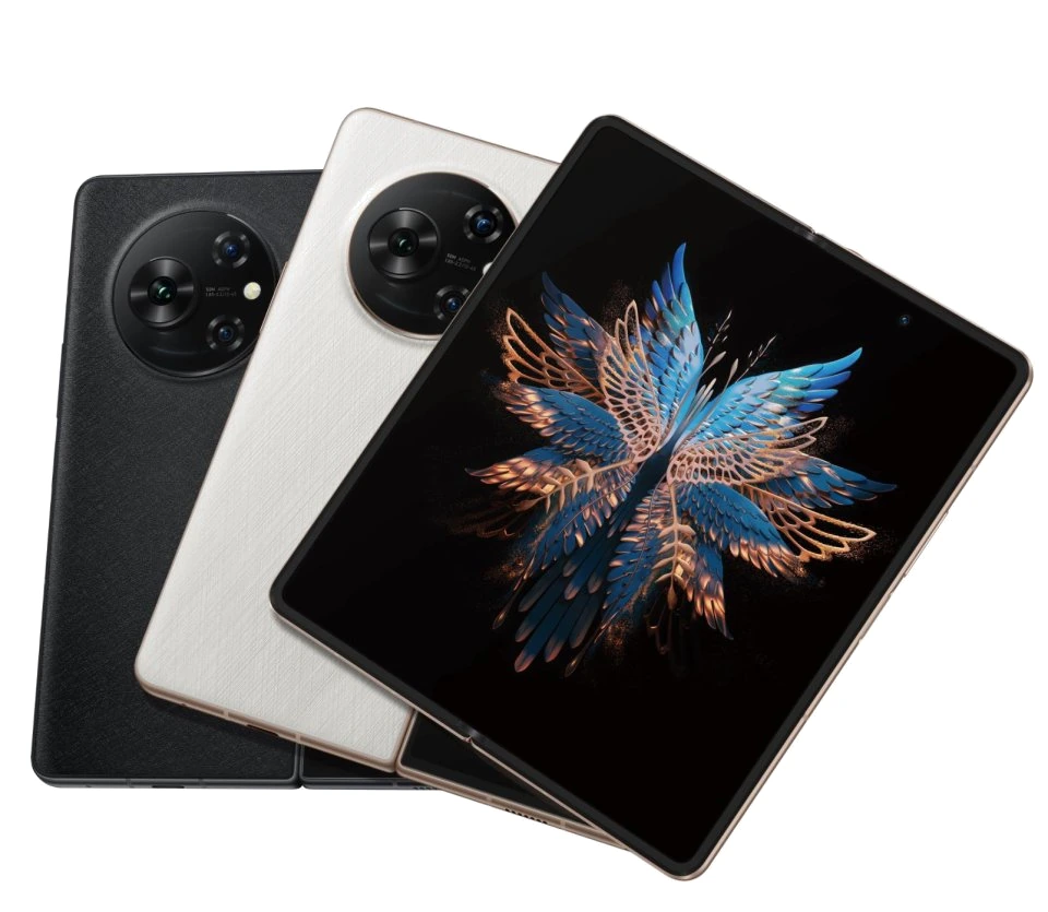 Tecno Phantom V Fold 5G — Vista Trasera Oficial