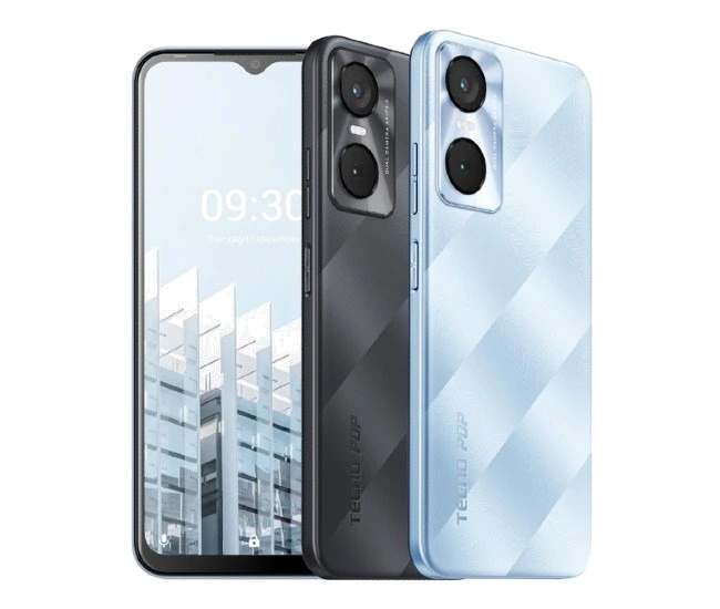 Tecno Pop 6 Pro — Vista Trasera Oficial