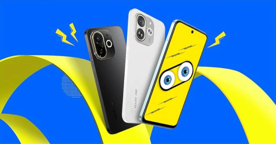 Tecno Pop 9 5G — Vista Trasera Oficial