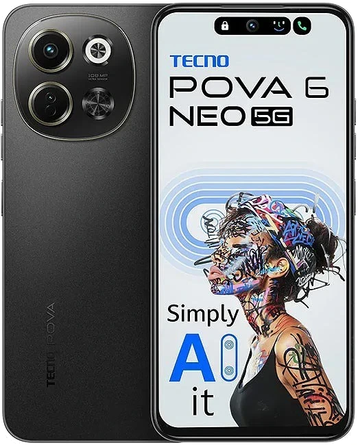 Tecno Pova 6 Neo 5G — Vista Trasera Oficial